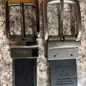 Black/Brown Reversible Leather Belts